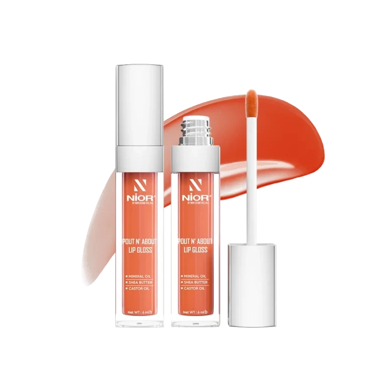 NIOR Pout N About Lip Gloss – Papaya Punch