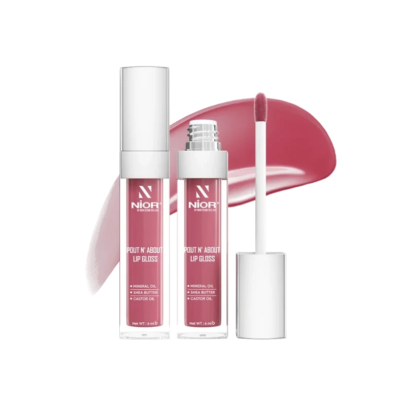 NIOR Pout N About Lip Gloss – Antique Pink