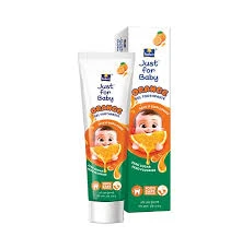 Parachute Just for Baby Toothpaste 45g (Orange) | Gentle & Safe Oral Care for Ba