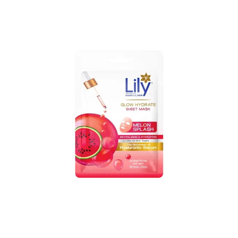 Lily Glow Hydrate Sheet Mask – Melon Splash 25ml