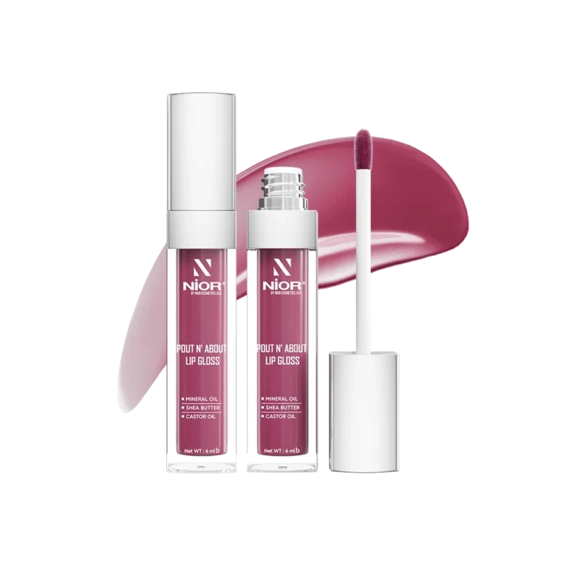 NIOR Pout N About Lip Gloss – Raspberry Riot