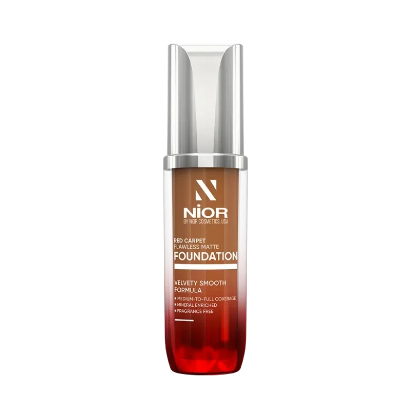 NIOR Red Carpet Flawless Matte Foundation Brownie 4C Cool