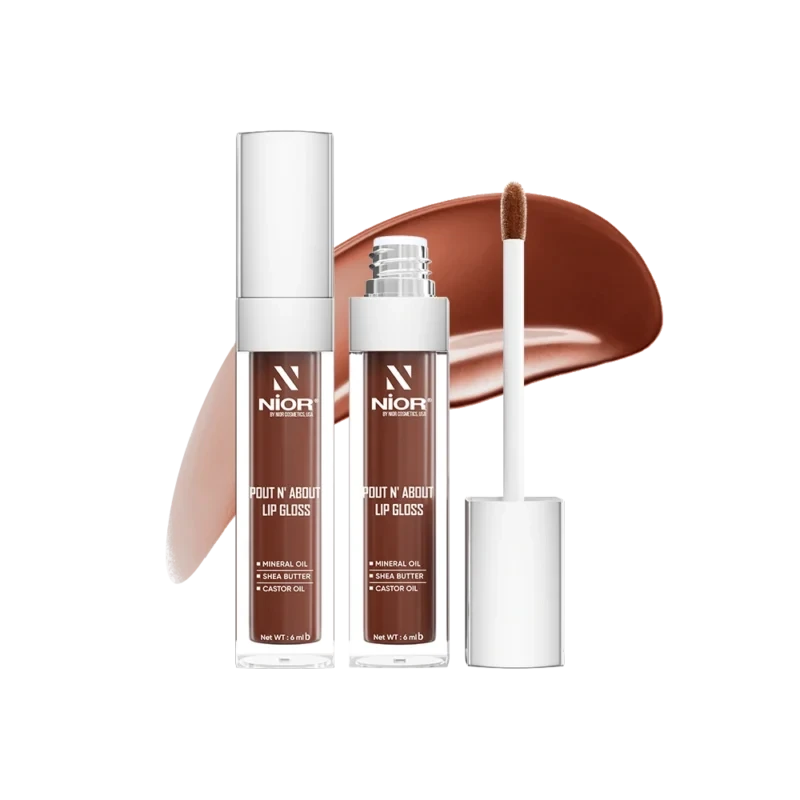 NIOR Pout N About Lip Gloss – Toffee Temptation